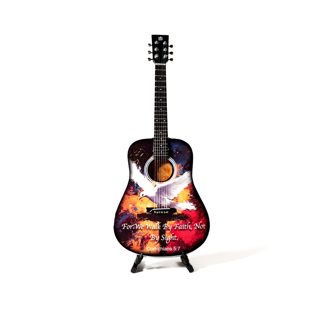Corinthians 5:7 Miniature Guitar