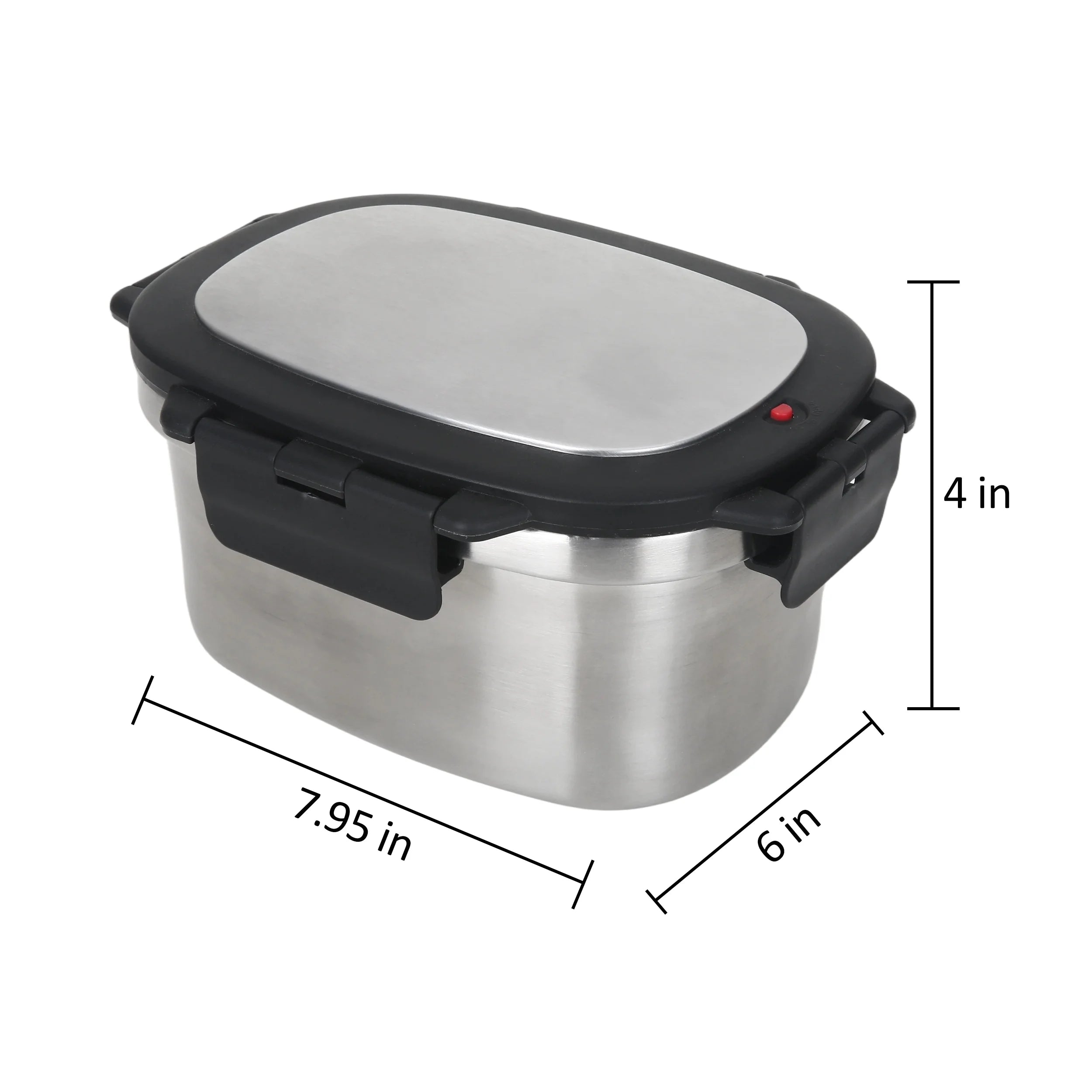 33 Oz Insulated 2-Piece Stainless Steel Lunch Box Food Storage Container with Lid