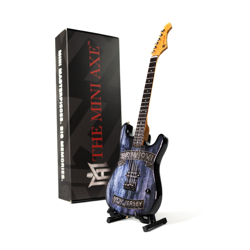 Bon Jovi New Jersey Miniature Guitar