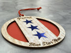 Blue Star Mom Ornament