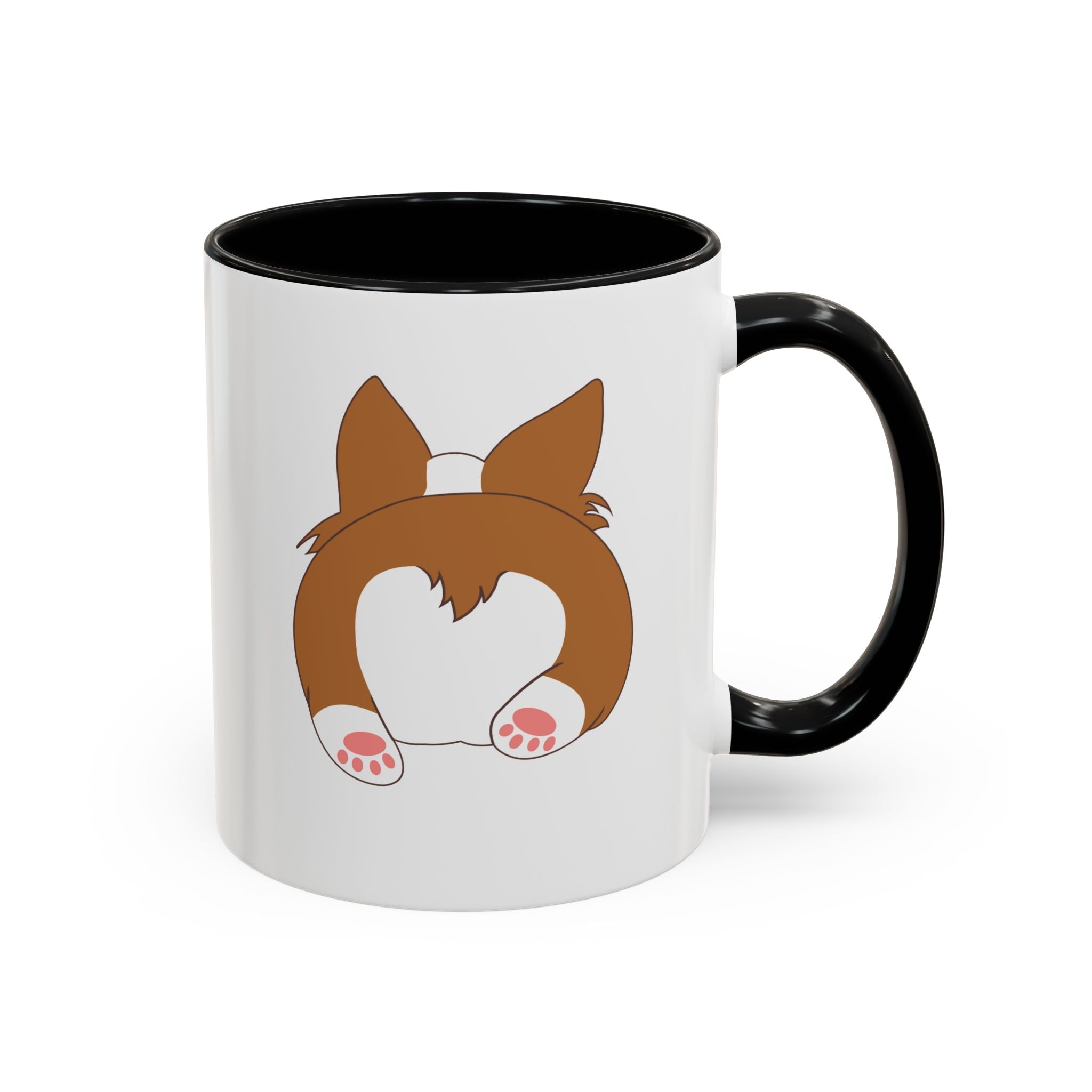 Adorable Corgi Butt Cottage Style Coffee Mug – Perfect for Dog Lovers!