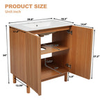 Traditional Bathroom Vanity With Ceramic Sink
