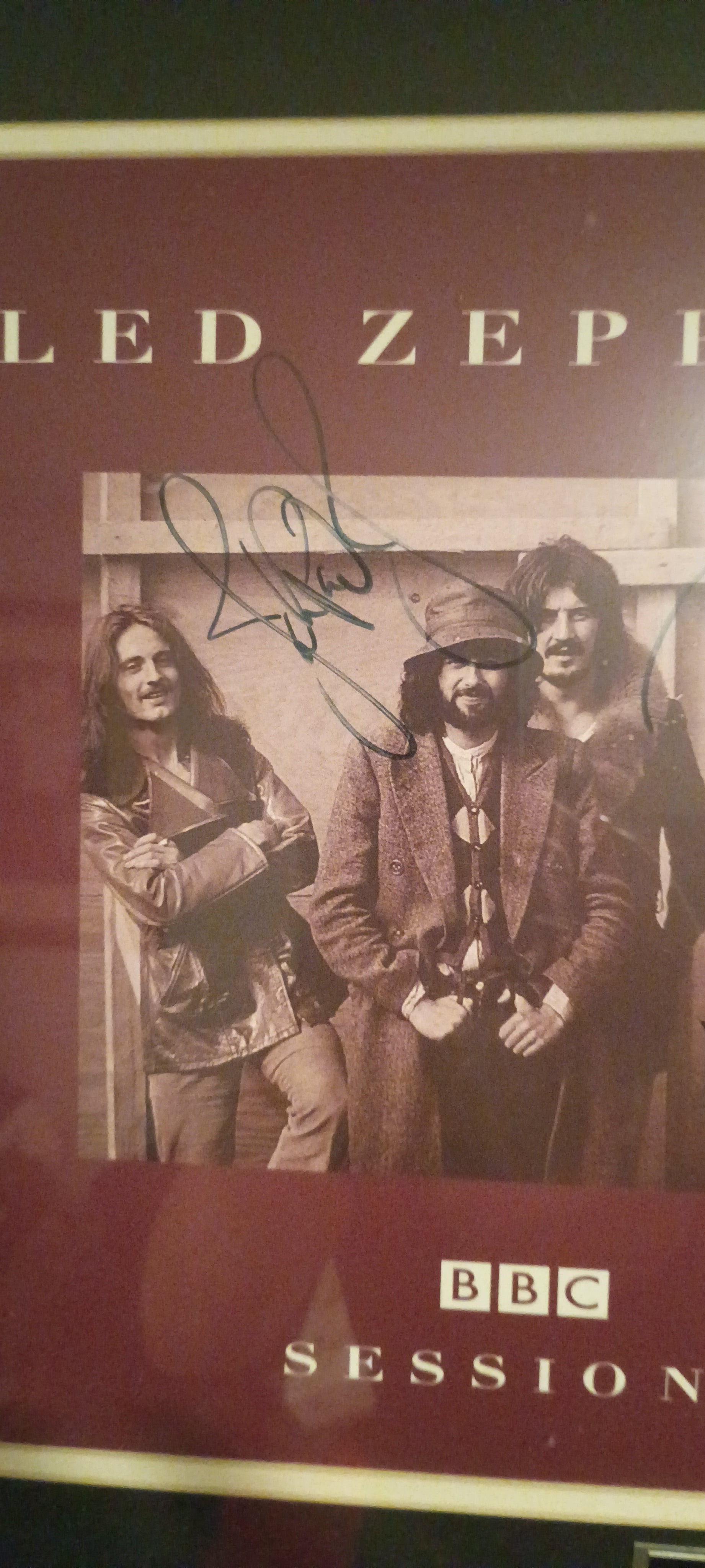 Led Zeppelin BBC Sessions - Autographed Album