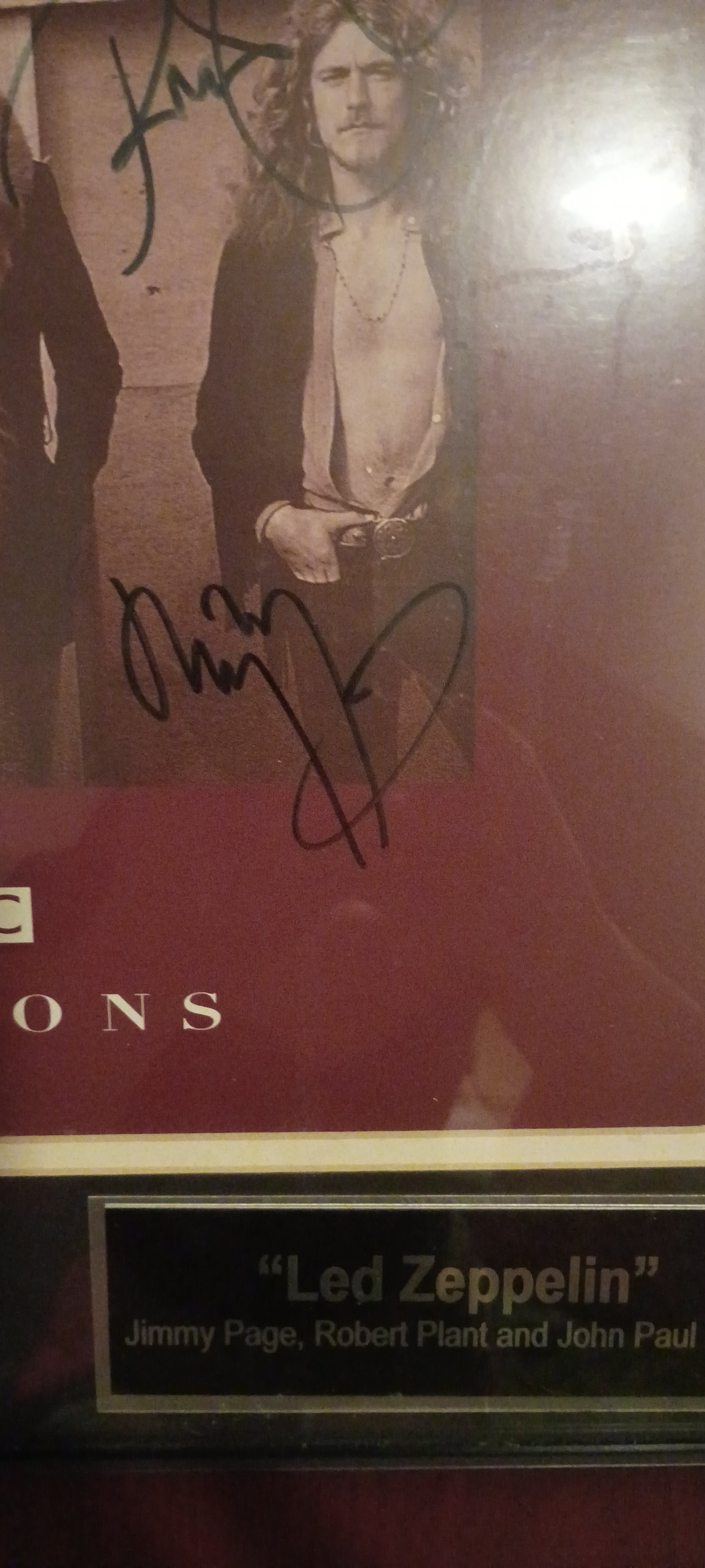 Led Zeppelin BBC Sessions - Autographed Album