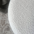 Stowaway Chic Boucle Ottomans, Set of Two