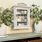 Baroque Elegance Wall Mounted Cabinet with Magnetic Door